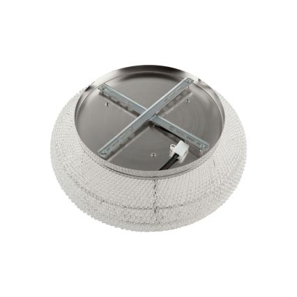 Ideal Lux - Crystal ceiling light PASHA 10xE14/40W/230V d. 55 shiny chrome