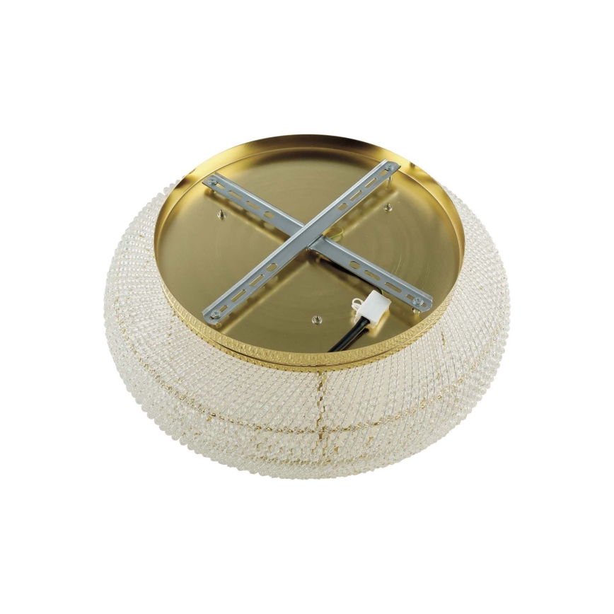 Ideal Lux - Crystal ceiling light PASHA 10xE14/40W/230V d. 55 cm gold