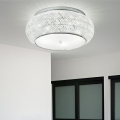 Ideal Lux - Crystal ceiling light PASHA 10xE14/40W/230V d. 55 shiny chrome