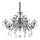 Ideal Lux - Crystal chandelier on a chain COLOSSAL 8xE14/40W/230V d. 78 cm grey/shiny chrome