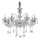 Ideal Lux - Crystal chandelier on a chain COLOSSAL 8xE14/40W/230V d. 78 cm shiny chrome