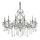 Ideal Lux - Crystal chandelier on a chain GIOCONDA 12xE14/40W/230V d. 90 cm silver