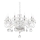 Ideal Lux - Crystal chandelier on a chain NEGRESCO 10xE14/28W/230V d. 85 cm clear