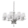 Ideal Lux - Crystal chandelier on a chain PEGASO 8xE14/28W/230V d. 76 cm shiny chrome