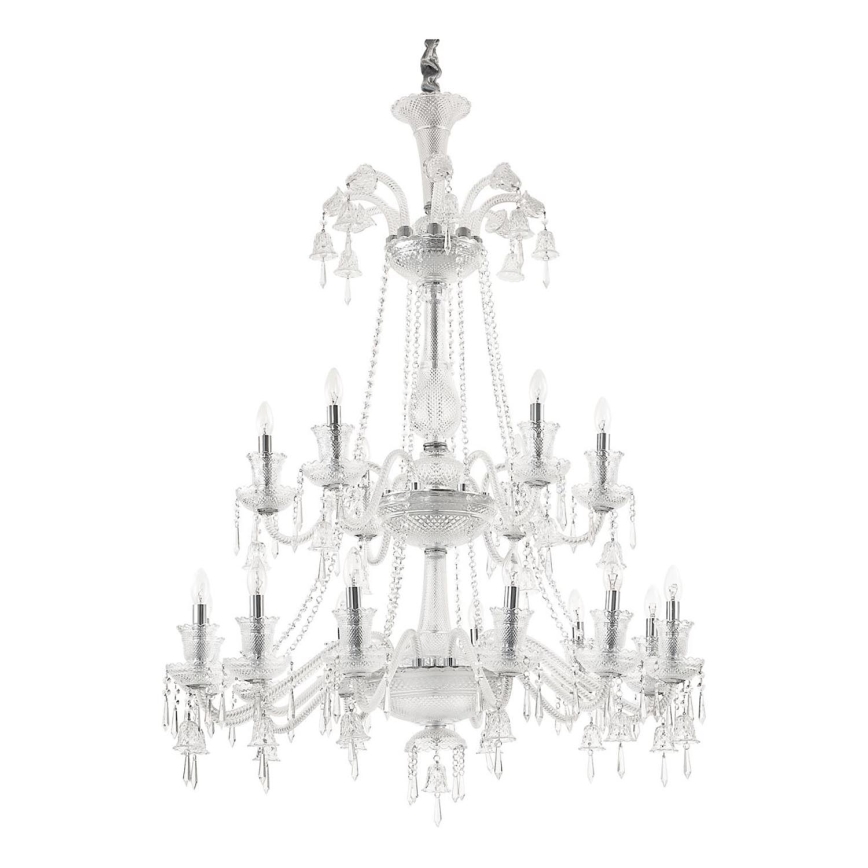Ideal Lux - Crystal chandelier on a chain REDENTORE 18xE14/40W/230V d. 102 cm clear