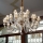 Ideal Lux - Crystal chandelier on a chain STRAUSS 18xE14/40W/230V d. 85 cm brass