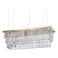 Ideal Lux - Crystal chandelier on a string MARTINEZ 8xE14/40W/230V