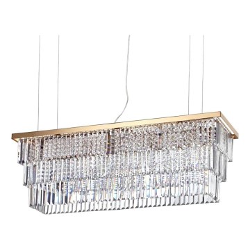 Ideal Lux - Crystal chandelier on a string MARTINEZ 8xE14/40W/230V