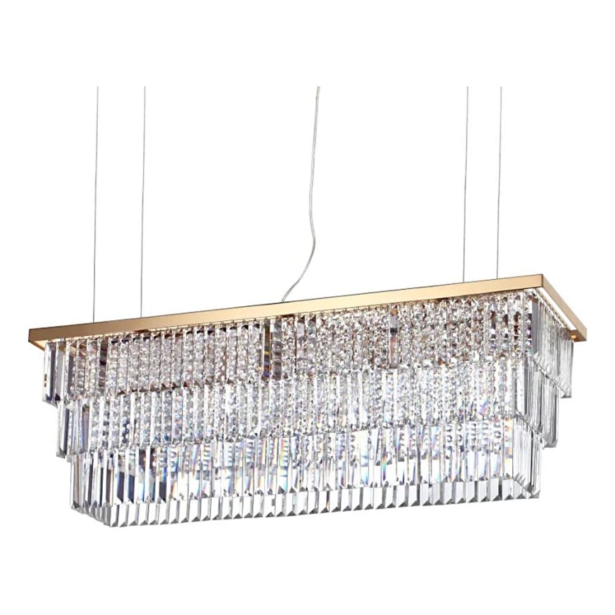 Ideal Lux - Crystal chandelier on a string MARTINEZ 8xE14/40W/230V