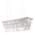 Ideal Lux - Crystal chandelier on a string MARTINEZ 8xE14/40W/230V shiny chrome