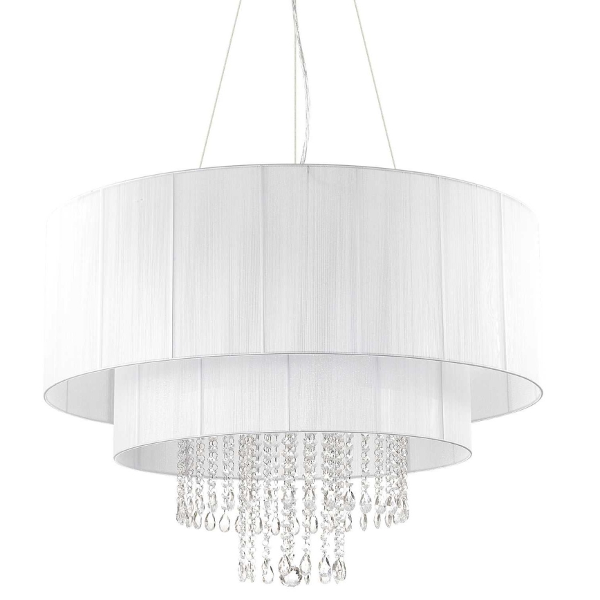 Ideal Lux - Crystal chandelier on a string OPERA 10xE27/60W/230V d. 90 cm white