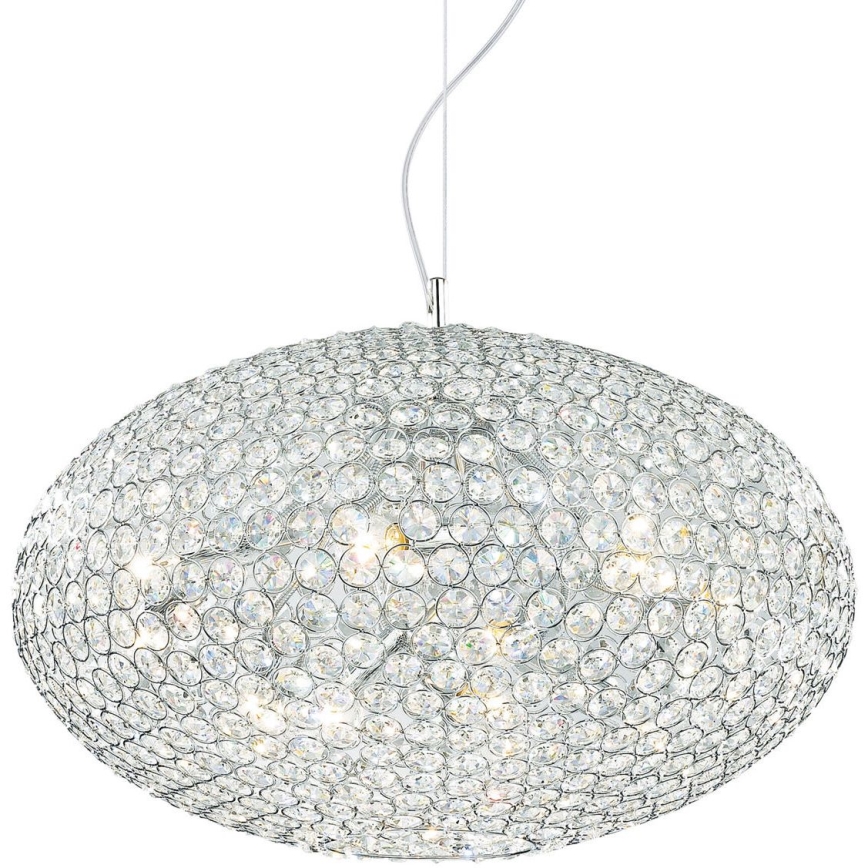 Ideal Lux - Crystal chandelier on a string ORION 12xE14/40W/230V d. 60 cm silver