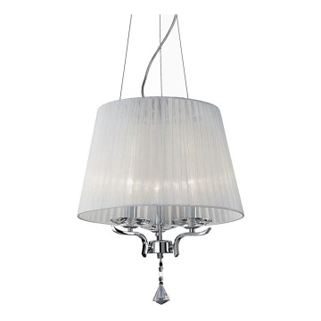 Ideal Lux - Crystal chandelier on a string PEGASO 3xE14/28W/230V d. 40 cm shiny chrome