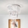 Ideal Lux - Crystal surface-mounted chandelier CARLTON 12xE14/40W/230V d. 50 cm shiny chrome