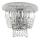 Ideal Lux - Crystal wall light DUBAI 2xE14/28W/230V shiny chrome