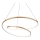 Ideal Lux - Dimmable Cable-Suspended Chandelier OZ LED/48W/230V Ø 60 cm CRI 90 Gold