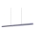 Ideal Lux - Dimmable LED pendant light suspended on cable DORICA LED/35W/230V CRI 90 140 cm blue
