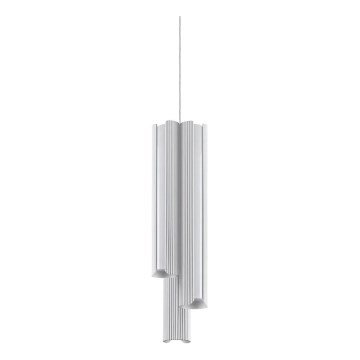 Ideal Lux - Dimmable LED pendant on cable DORICA 3xLED/9W/230V CRI 90 Ø 9.5 cm White
