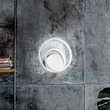 Ideal Lux - Dimmable LED Wall Light OZ LED/28W/230V CRI 90 White