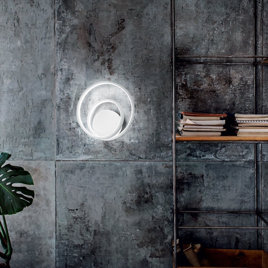 Ideal Lux - Dimmable LED Wall Light OZ LED/28W/230V CRI 90 White