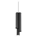 Ideal Lux - DORICA Dimmable Cable-Suspended LED Pendant, 3xLED/9W, 230V, CRI 90, Ø 9.5 cm, Black