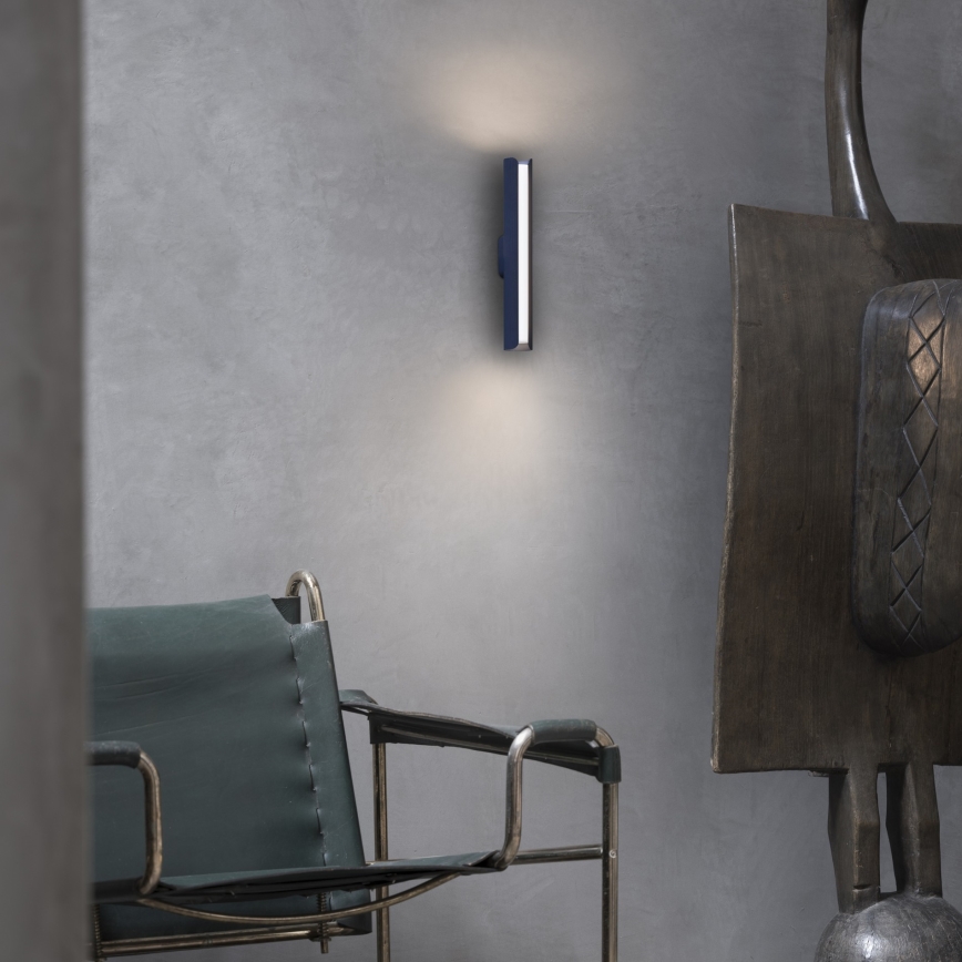 Ideal Lux - DORICA LED Wall Light, 8.5W/230V, CRI 90, Black