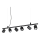 Ideal Lux - DYNAMITE Cable-Suspended LED Chandelier 6x GU10 / 7W / 230V / CRI 90 Black