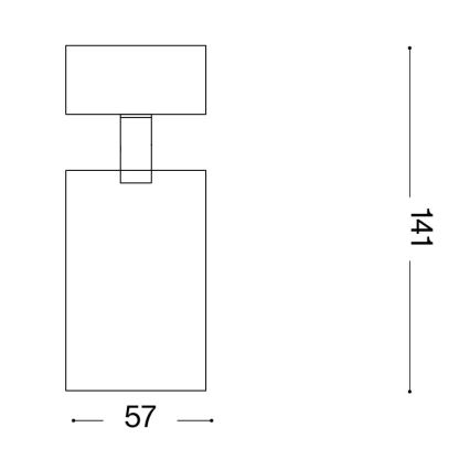 Ideal Lux - DYNAMITE LED spotlight 1xGU10/7W/230V CRI 90 Brass
