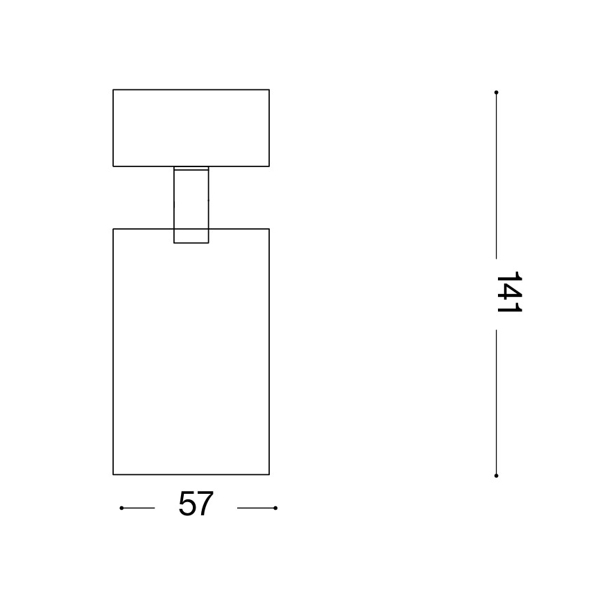 Ideal Lux - DYNAMITE LED spotlight 1xGU10/7W/230V CRI 90 Brass