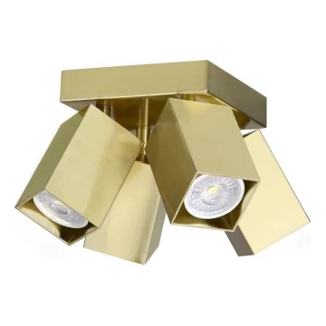 Ideal Lux - DYNAMITE LED Spotlight 4x GU10/7W/230V, CRI 90, Brass