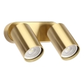 Ideal Lux - DYNAMITE LED Wall Spotlight 2xGU10/7W/230V CRI 90 brass