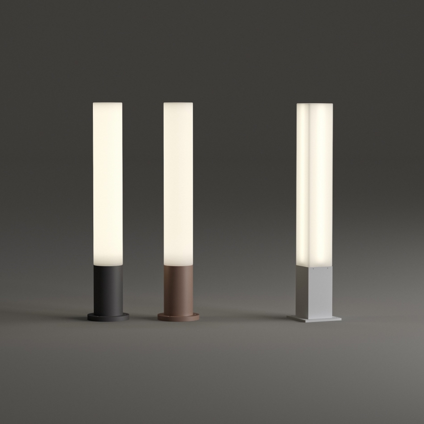 Ideal Lux - EDO OUTDOOR Outdoor lamp 1xGX53/15W/230V, 80 cm, IP65, Brown