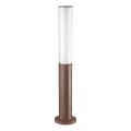 Ideal Lux - ETERE LED Outdoor Lamp, 9.5 W, 230 V, 3000 K, 60 cm, CRI 90, IP44, Brown