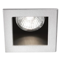 Ideal Lux - FUNKY recessed ceiling light 1xGU10/50W/230V 9x9 cm matte chrome