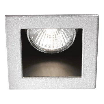 Ideal Lux - FUNKY recessed ceiling light 1xGU10/50W/230V 9x9 cm matte chrome