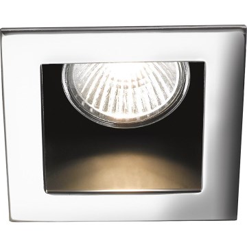 Ideal Lux - FUNKY Recessed Downlight 1x GU10/50W/230V, 9x9 cm, Polished Chrome