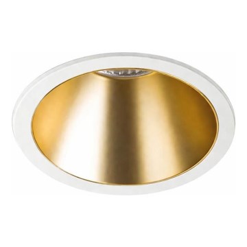 Ideal Lux - GAME TRIM LED Recessed Downlight 11W 230V 3000K CRI 90 Ø 8.5 cm IP40 Gold/White