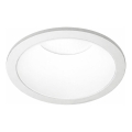 Ideal Lux - GAME TRIM Recessed LED Downlight 11W/230V 3000K CRI 90 Ø 8.5 cm IP40 White