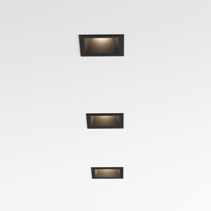 Ideal Lux - GAME TRIM LED Recessed Downlight 11W/230V 3000K CRI 90 8,4x8,4 cm IP40 Black