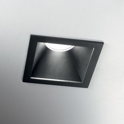 Ideal Lux - GAME TRIM LED Recessed Downlight 11W/230V 3000K CRI 90 8,4x8,4 cm IP40 Black
