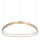 Ideal Lux - GEMINI cable-suspended LED pendant, 47W, 230V, 2700K, Ø 61 cm, CRI 90, brass