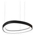 Ideal Lux - GEMINI LED cable pendant LED/36W/230V 4000K Ø 42,5 cm CRI 90 black