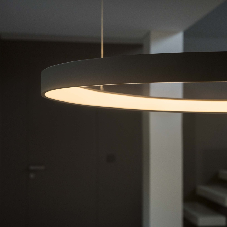 Ideal Lux - GEMINI LED cable pendant LED/36W/230V 4000K Ø 42,5 cm CRI 90 black