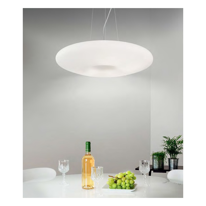 Ideal Lux - GLORY cable pendant 3xE27/60W/230V Ø 50 cm white