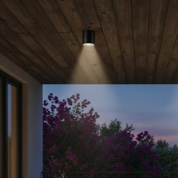 Ideal Lux - GUN Outdoor Spotlight 1xGU10/28W/230V IP44 Black