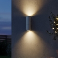 Ideal Lux - GUN Outdoor Wall Light 1xE27/60W/230V 31 cm IP54 Grey