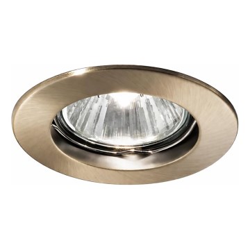 Ideal Lux - JAZZ recessed downlight 1xGU10/50W/230V, Ø 7.7 cm, bronze