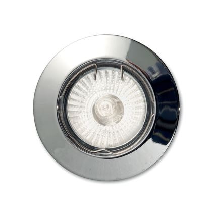 Ideal Lux - JAZZ recessed downlight 1xGU10/50W/230V, Ø 7.7 cm, polished chrome