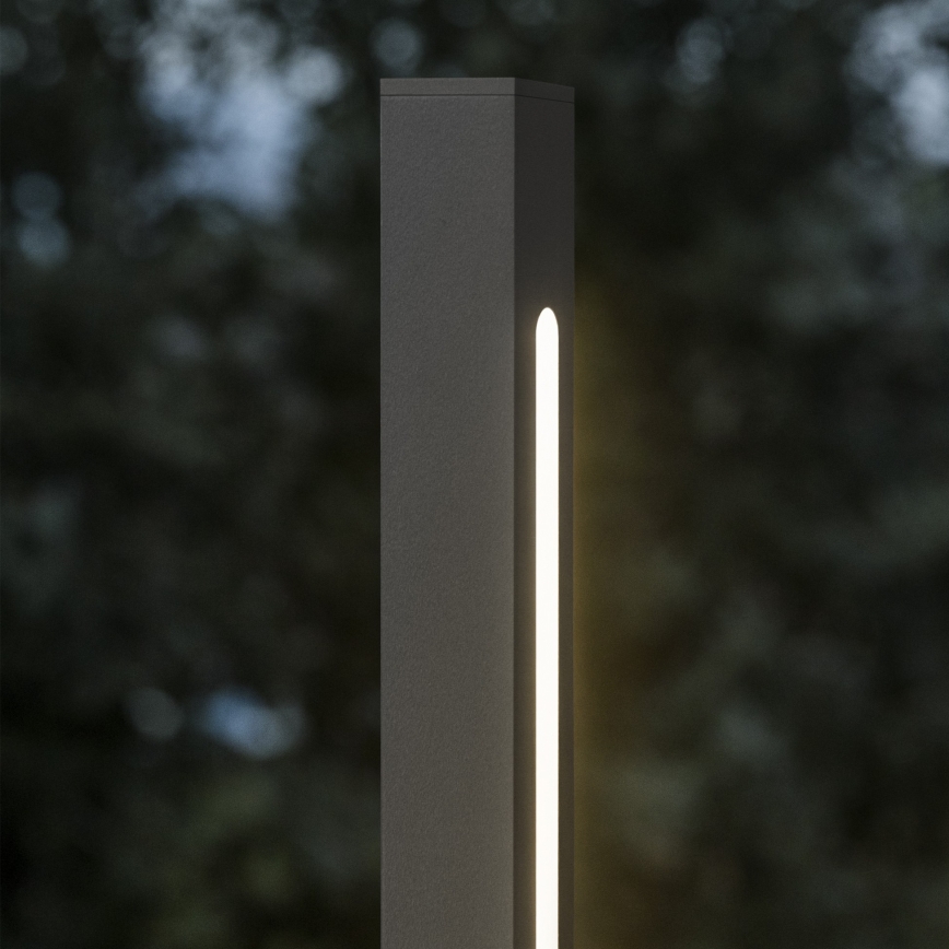 Ideal Lux - JEDI LED Outdoor Lamp 25W/230V 160 cm CRI 90 IP65 Anthracite