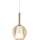Ideal Lux - KALIQUE cable-hung pendant lamp 1xE27/42W/230V Ø 18 cm, smoky beige